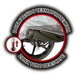 FUNDA EXTERIOR MOTOCICLETA TALLA L MED. 203 X 89 X 122