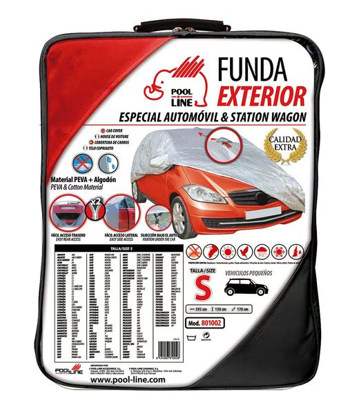 FUNDA EXTERIOR TURISMO LUXURY TALLA S (395X170X130CM)