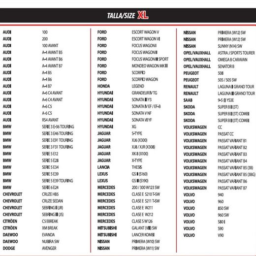 FUNDA EXTERIOR TURISMO RM CONFORT TALLA XL MED. 534 X 178 X 120 CM