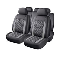 FUNDA INTERIOR 100% POLIPIEL "DYNAMIC" COLOR NEGRA / GRIS, UNIVERSAL