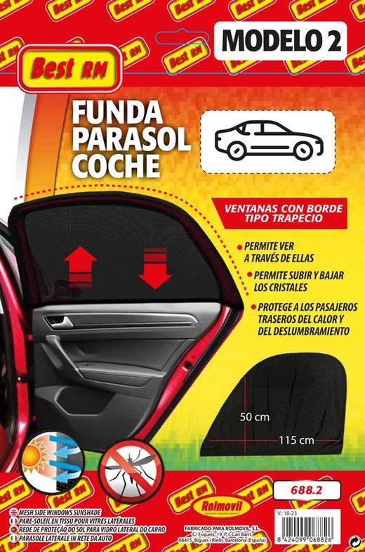 FUNDA PARASOL COCHE RM SUMMER MED. 155 X 50 cm. MODELO 2 ( 15 )