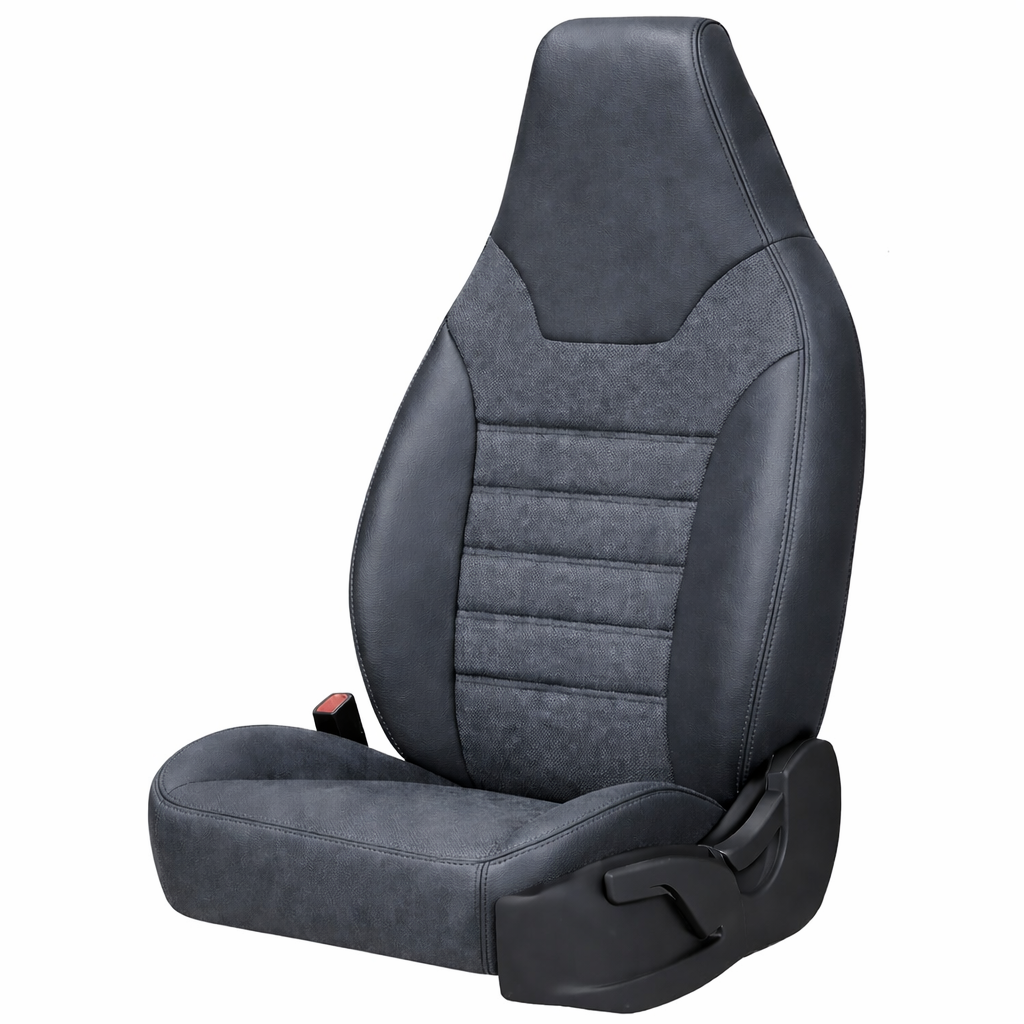 FUNDAS DELANTERAS ESPECIFICA EN POLIPIEL GRIS DUCATO 08-  AUTOCARAVANA