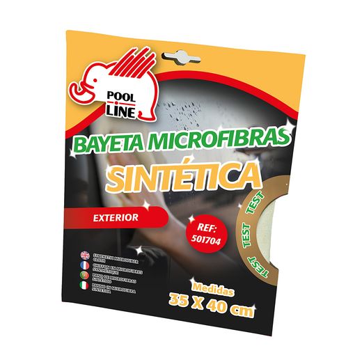 GAMUZA SINTETICA EXTERIORES RM CLEAN MED. 40X40CM