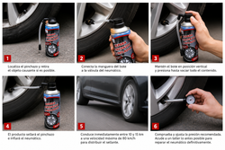 INFLA-REPARA PINCHAZO NEUMÁTICO  EMERGENCY 450ML TURISMO Y SUV