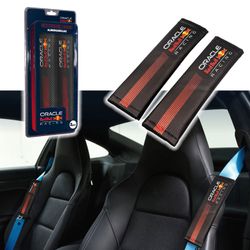 JGO. 2 PROTECTORES CINTURON RED BULL BR 01 POWER BAR CARBON FIBRA (6)