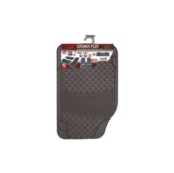 JGO. ALFOMBRAS 100% GOMA CON PUENTE TRASERO "COSMOS PLUS" COLOR NEGRA