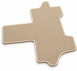 JGO. ALFOMBRAS DIAMOND BEYGE MOD. FIAT DUCATO III.2 AUTOCARAVANA (14 - 22) 1FP