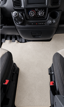 JGO. ALFOMBRAS DIAMOND BEYGE MOD. FORD TRANSIT AUTOCARAVANA MANUAL (2019 - ) 1FP - 2P+2C