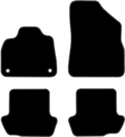 JGO. ALFOMBRAS DIAMOND JASPEADA MOD.  CITROËN DS5 ( 12- ) con fijación universal