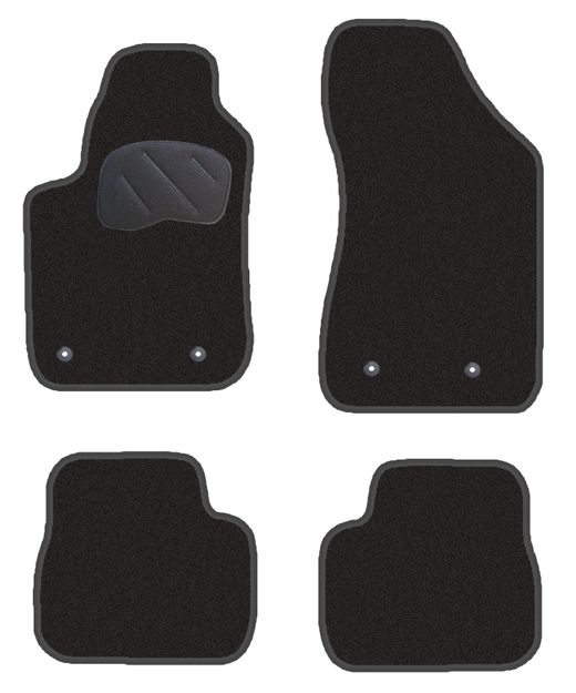 JGO. ALFOMBRAS DIAMOND JASPEADA MOD. FIAT BRAVO  (07-) con fijación específica