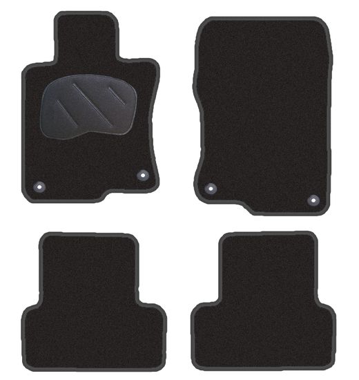 JGO. ALFOMBRAS DIAMOND JASPEADA MOD. HONDA ACCORD ( 08 -12 )( 13- ) con fijación