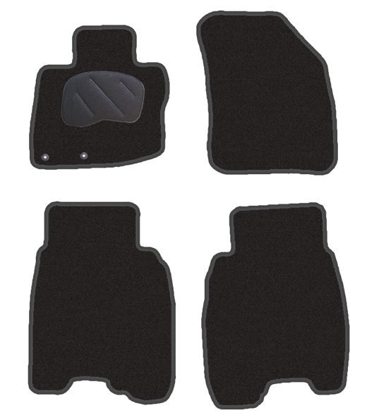 JGO. ALFOMBRAS DIAMOND JASPEADA MOD. HONDA CIVIC (06-12) con fijación ollao para
