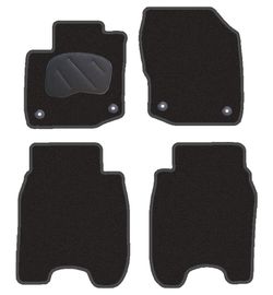 JGO. ALFOMBRAS DIAMOND JASPEADA MOD.  HONDA CIVIC ( 12- ) con fijación específica