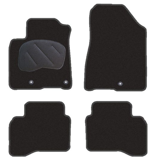 JGO. ALFOMBRAS DIAMOND JASPEADA MOD. KIA NIRO ( 16- )