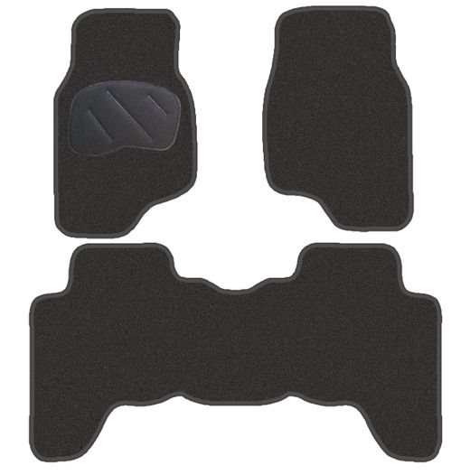 JGO. ALFOMBRAS DIAMOND JASPEADA MOD. MITSUBISHI MONTERO C/L  2ª SERIE (91-00)