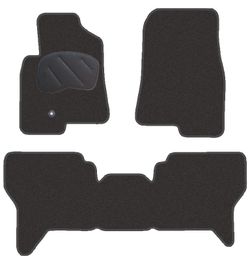 JGO. ALFOMBRAS DIAMOND JASPEADA MOD. MITSUBISHI MONTERO / PAJERO III V60 (00-06) 2FP - 1P