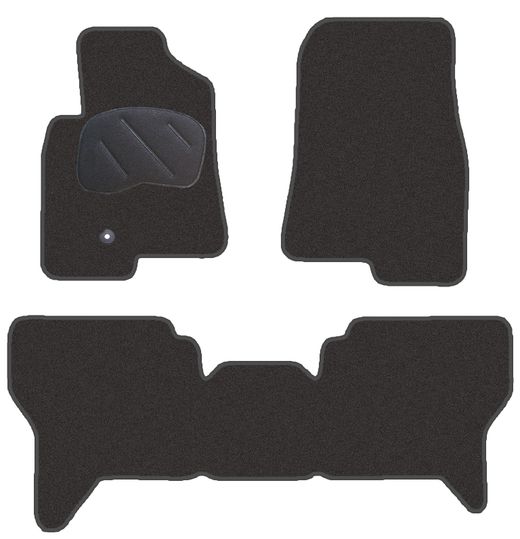JGO. ALFOMBRAS DIAMOND JASPEADA MOD. MITSUBISHI MONTERO / PAJERO III V60 (00-06) 2FP - 1P