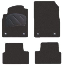 JGO. ALFOMBRAS DIAMOND JASPEADA MOD. OPEL ASTRA J (10-) con fijación específica