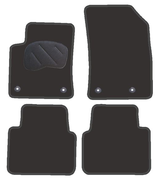 JGO. ALFOMBRAS DIAMOND JASPEADA MOD. OPEL CORSSLAND (2021-) 2F - 2P+2C