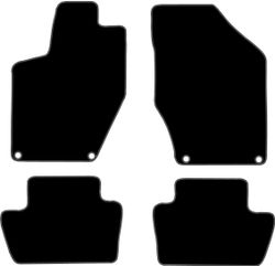 JGO. ALFOMBRAS DIAMOND JASPEADA MOD. PEUGEOT 308 con fijación específica botón - 2