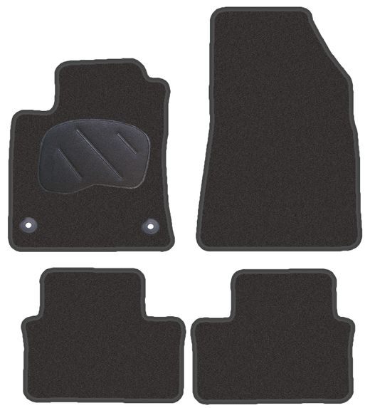 JGO. ALFOMBRAS DIAMOND JASPEADA MOD. RENAULT CLIO V ( 19- ) 2F - 2P