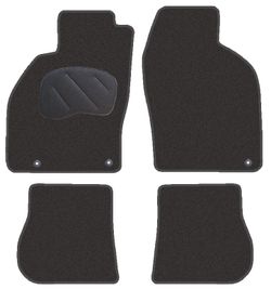 JGO. ALFOMBRAS DIAMOND JASPEADA MOD. SAAB 9-3 CABRIO (98-02) con fijación ollao