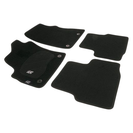 JGO. ALFOMBRAS DIAMOND JASPEADA MOD. SEAT IBIZA IV (09-17) 2 PIL. 2 COP