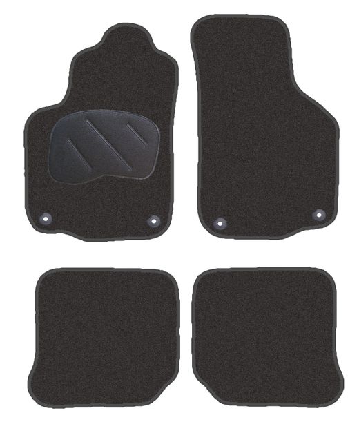 JGO. ALFOMBRAS DIAMOND JASPEADA MOD. SEAT LEON  (99-05) con fijación específica