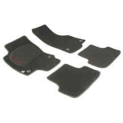 JGO. ALFOMBRAS DIAMOND JASPEADA MOD.  SEAT LEON III ( 13- ) con fijación específica