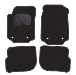 JGO. ALFOMBRAS DIAMOND NEGRA MOD. AUDI 100 (91-94) - A-6 (94-97) con fijación