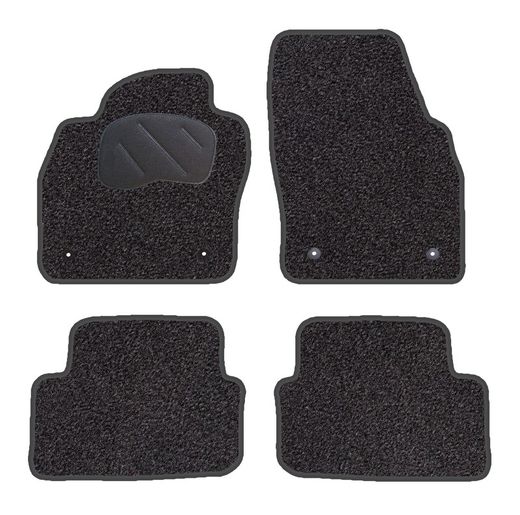 JGO. ALFOMBRAS DIAMOND NEGRA MOD. AUDI A-1 (II / GB) 2018- 2F - 2P+2COP
