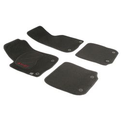 JGO. ALFOMBRAS DIAMOND NEGRA MOD. AUDI A-3 (9/96-5/03) con fijación específica