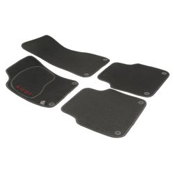 JGO. ALFOMBRAS DIAMOND NEGRA MOD. AUDI A-8 (02-10) 2 PIL. 2 COP.