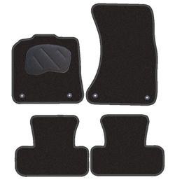 JGO. ALFOMBRAS DIAMOND NEGRA MOD. AUDI Q5 (08-) con fijación específica botón - 2