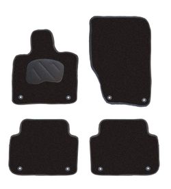 JGO. ALFOMBRAS DIAMOND NEGRA MOD. AUDI Q7 con fijación específica botón - 2