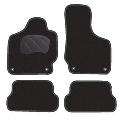 JGO. ALFOMBRAS DIAMOND NEGRA MOD. AUDI TT 2ª SERIE (07-) con fijación específica