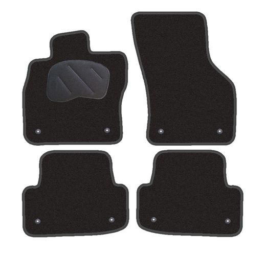 JGO. ALFOMBRAS DIAMOND NEGRA MOD. AUDO A3 SEDÁN (8V) 13-