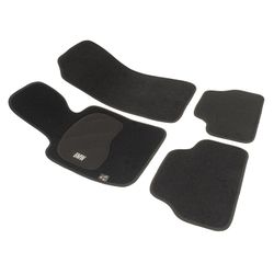 JGO. ALFOMBRAS DIAMOND NEGRA MOD. BMW SERIE 1  E-81 (07-) - E-87 (9/04-)