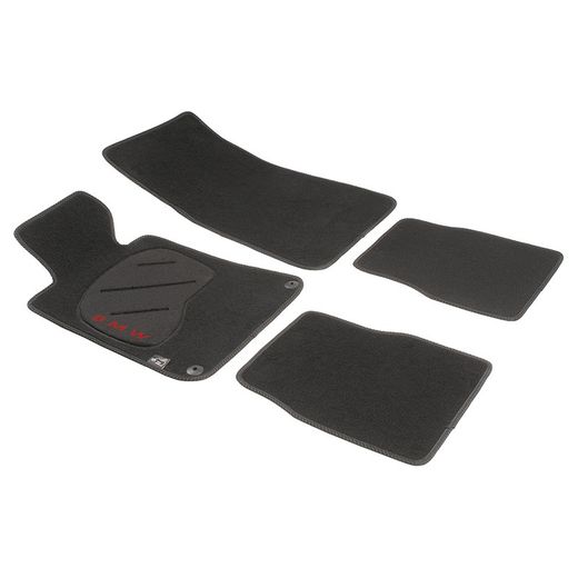JGO. ALFOMBRAS DIAMOND NEGRA MOD. BMW SERIE 3 E-30 (83-91) con fijación