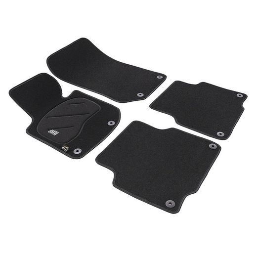 JGO. ALFOMBRAS DIAMOND NEGRA MOD. BMW SERIE 3 E-36 (91-2/98) con fijación