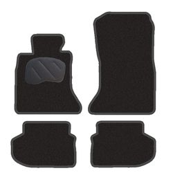 JGO. ALFOMBRAS DIAMOND NEGRA MOD.   BMW SERIE 5  F10 / F11 con fijación velcro