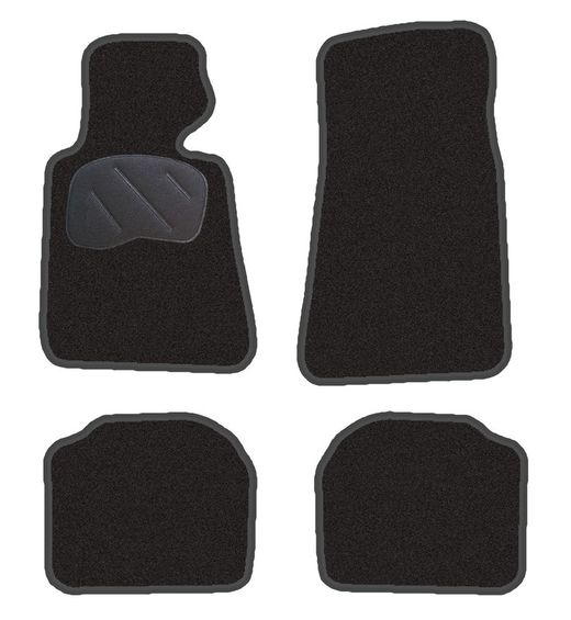 JGO. ALFOMBRAS DIAMOND NEGRA MOD. BMW SERIE 7 E32 (86-10/94) - E-38 (96-01)