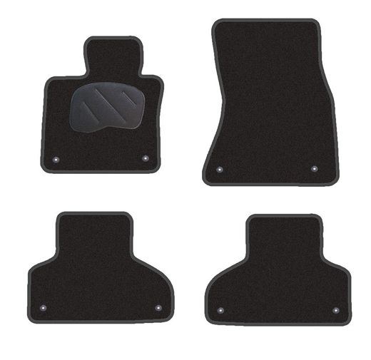 JGO. ALFOMBRAS DIAMOND NEGRA MOD. BMW X5 - F15 (13-18-) con fijación velcro especial - 2FP