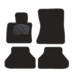 JGO. ALFOMBRAS DIAMOND NEGRA MOD. BMW X6 (08-) con fijación velcro especial - 2