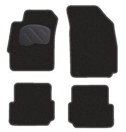 JGO. ALFOMBRAS DIAMOND NEGRA MOD. CHEVROLET AVEO ( 11- )