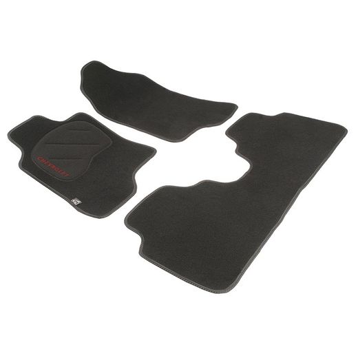 JGO. ALFOMBRAS DIAMOND NEGRA MOD. CHEVROLET CAPTIVA  5 PLAZAS (05-)