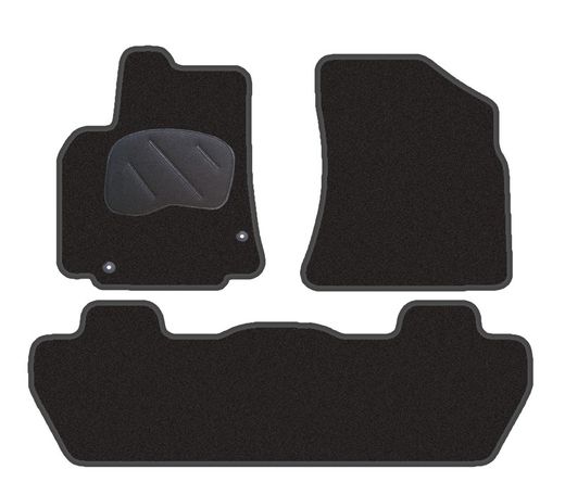 JGO. ALFOMBRAS DIAMOND NEGRA MOD. CITROËN BERLINGO II MULTISPACE ( 08- )