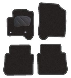 JGO. ALFOMBRAS DIAMOND NEGRA MOD. CITROËN C3 PICASSO   (09-) con fijación