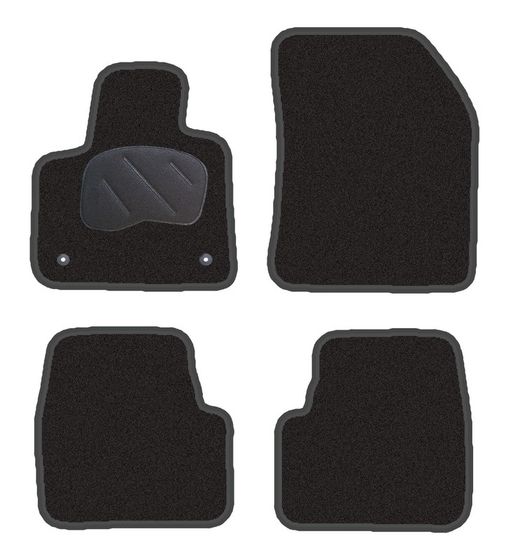 JGO. ALFOMBRAS DIAMOND NEGRA MOD. CITROËN C5 AIRCROSS (19-) 2F - 2P