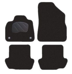 JGO. ALFOMBRAS DIAMOND NEGRA MOD.  CITROËN DS5 ( 12- ) con fijación universal